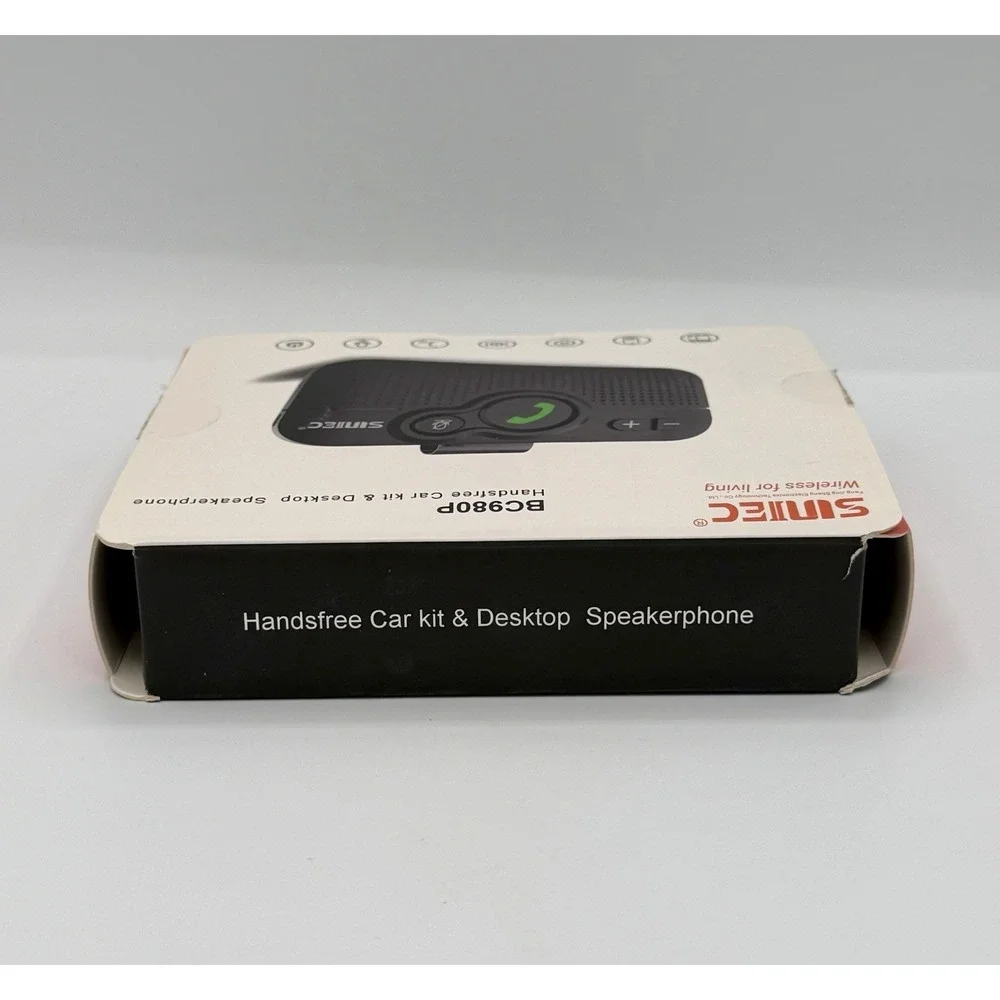 Siniec BC980P Black Bluetooth Hands Free Car Kit And Desktop Accesories